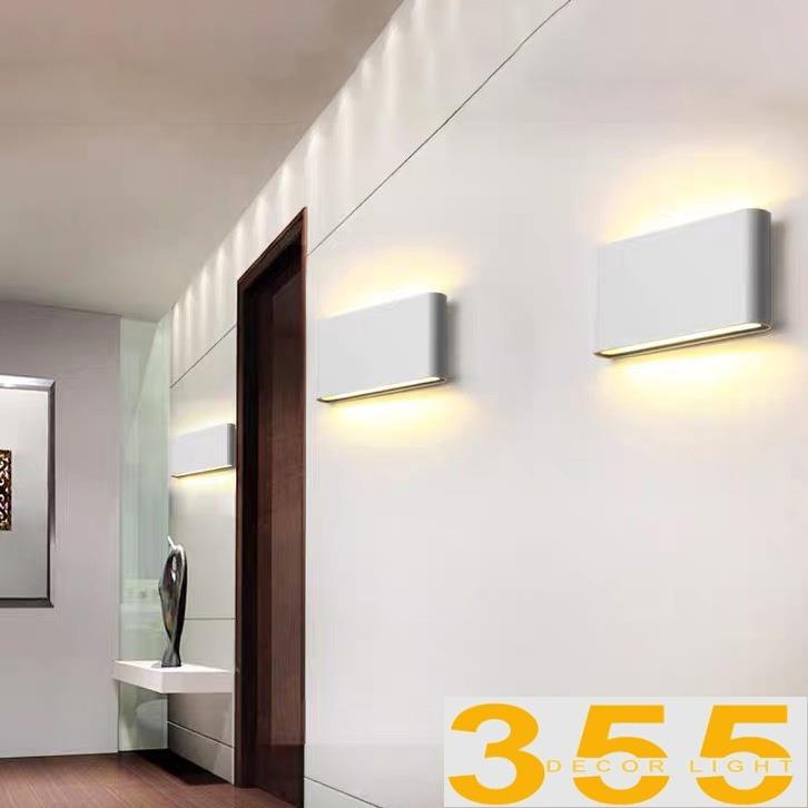 Đèn tường trang trí VNT051 - LED 3000K - IP65 vỏ trắng