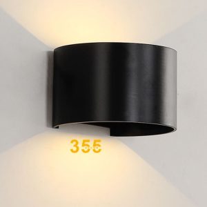 ĐÈN TƯỜNG HIỆN ĐẠI VNT2217 TRÒN ĐEN