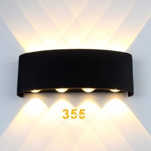 ĐÈN TƯỜNG HIỆN ĐẠI VNT2222-4 ĐEN