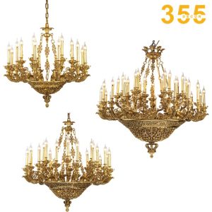 ĐÈN CHÙM ĐỒNG DCD9918